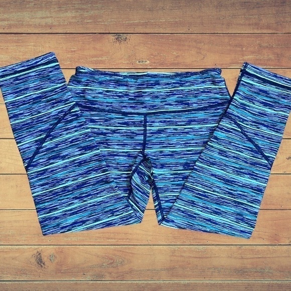 Nordstrom Zella XS Striped Athletic Capri Leggings • Multicolored • Knit  NWOT - Picture 4 of 16